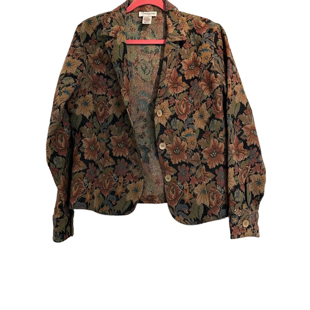 Chadwick’s Women’s Floral Jacket Size 14